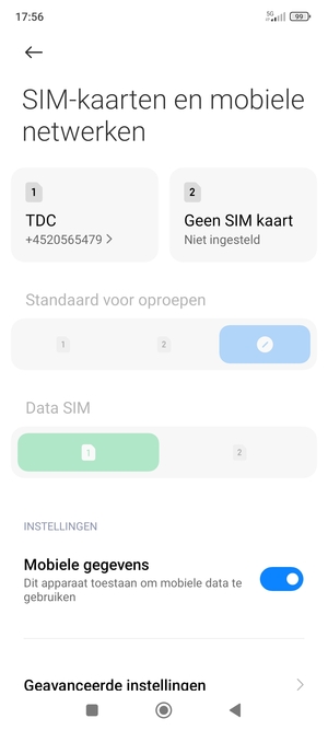 Selecteer Public