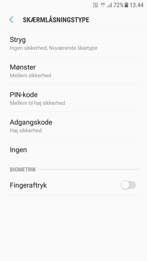 Vælg Mønster