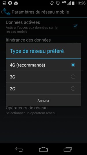 Sélectionnez votre option préférée