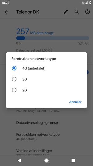 Vælg din foretrukne mulighed