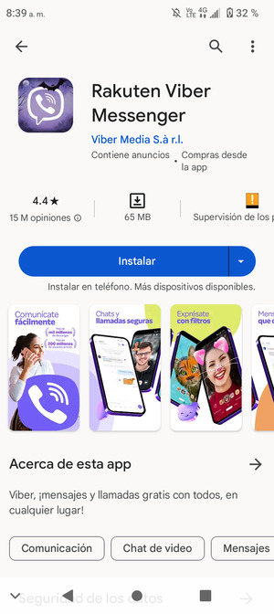 Seleccione Instalar