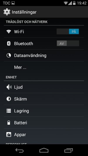 Välj Mer...