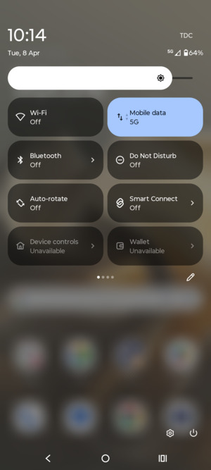Adjust brightness to the required level