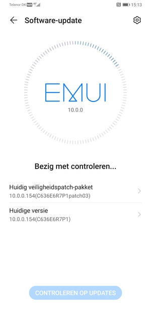 Wacht tot de zoekopdracht beëindigd is