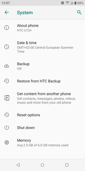 Select Backup