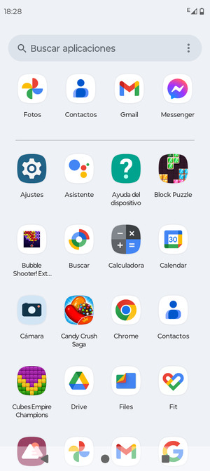 Seleccione Ajustes