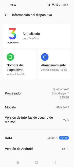 Seleccione Buscar actualizaciónes