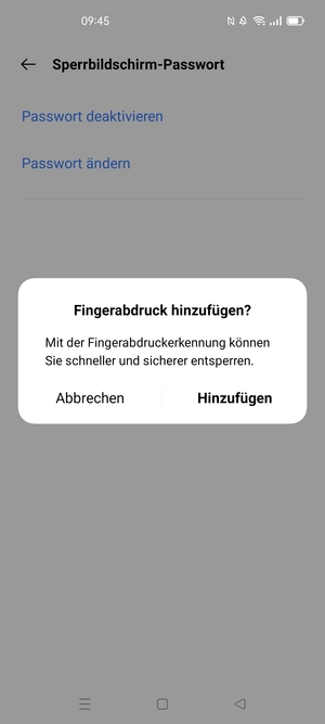 Wählen Sie die gewünschte Option