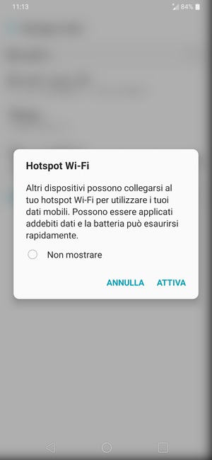Seleziona ATTIVA
