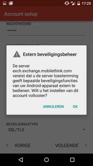 Selecteer OK