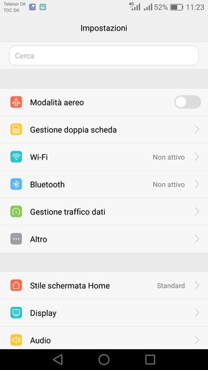 Seleziona Altro