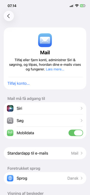 Vælg Tilføj konto...