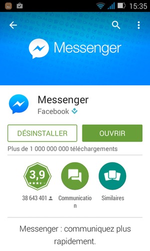 Sélectionnez OUVRIR