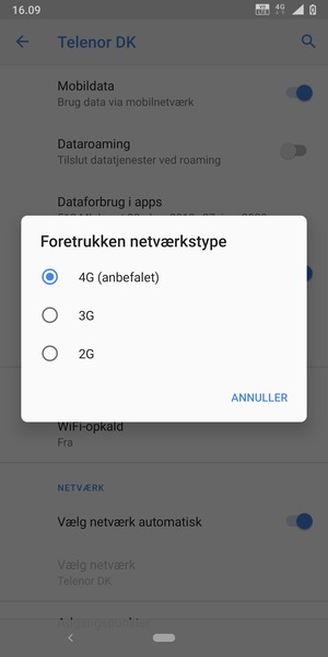 Vælg din foretrukne mulighed