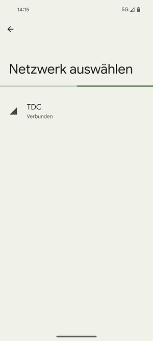 Warten Sie, bis die Suche abgeschlossen ist