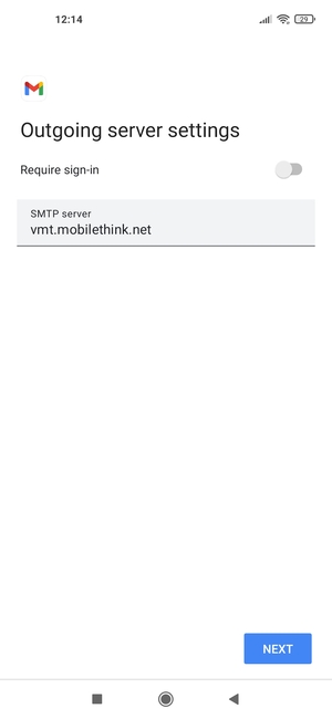 Turn off Require sign-in  and select NEXT