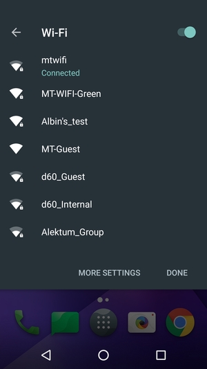 Turn off  Wi-Fi