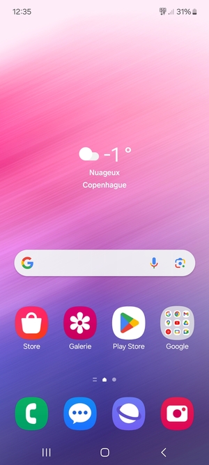 Sélectionnez Google