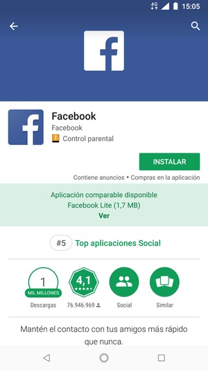 Seleccione INSTALAR