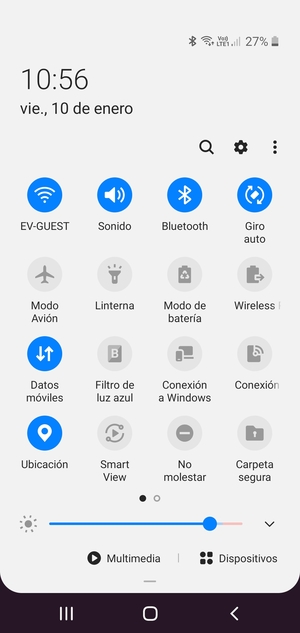 Desactive Wi-Fi y Bluetooth