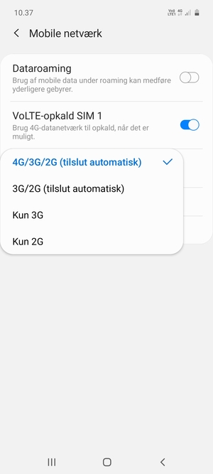 Vælg din foretrukne mulighed