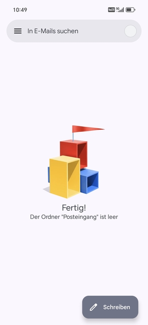 Ihr Gmail Konto ist einsatzbereit