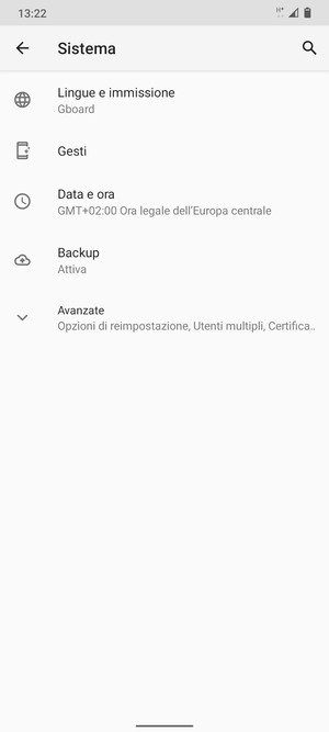 Seleziona Avanzate