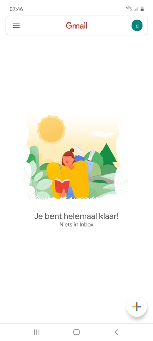 Uw Gmail is klaar voor gebruik