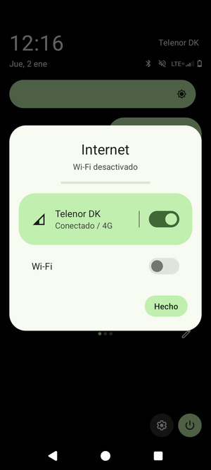 Seleccione Hecho