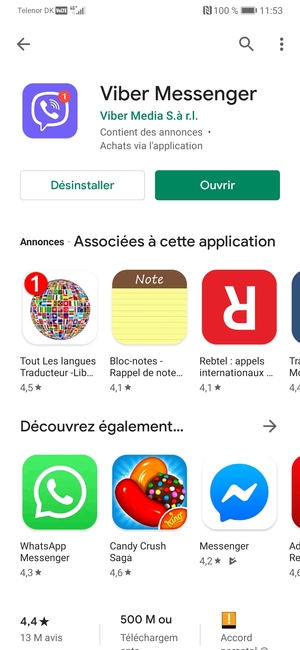 Sélectionnez Ouvrir