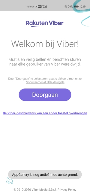 Uw app is klaar voor gebruik