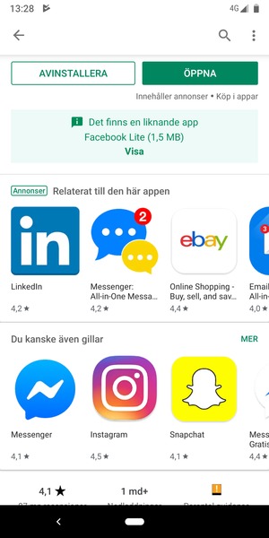 Välj ÖPPNA