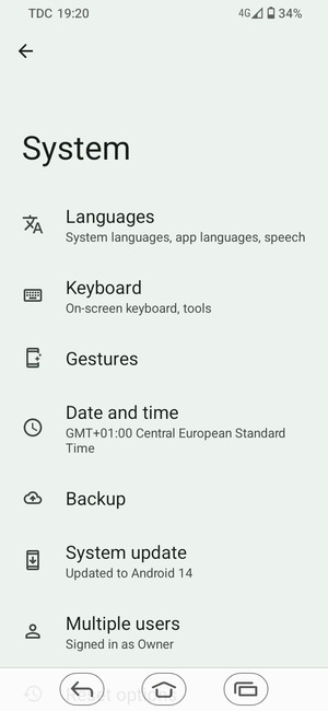 Select Backup