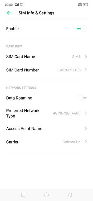 Select Access Point Name