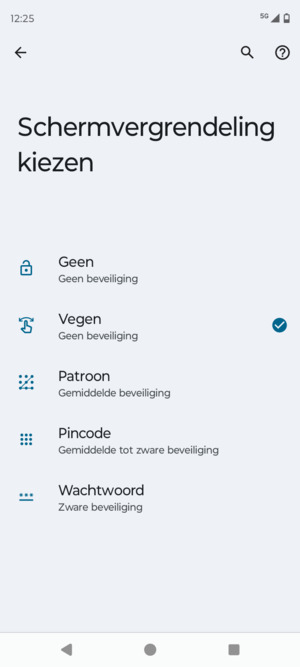 Selecteer Patroon
