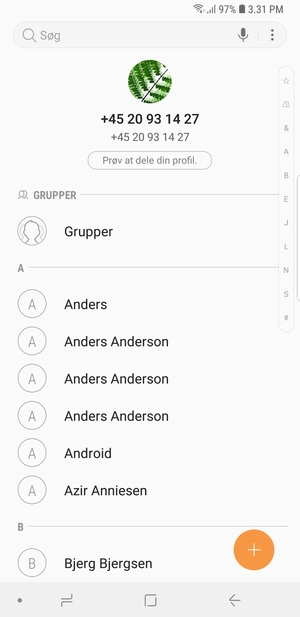 Vælg Menu-knappen