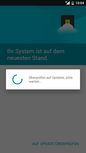 Warten Sie, bis die Suche abgeschlossen ist