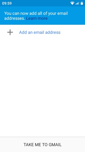 Select Add an email address