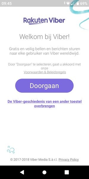 Uw app is klaar voor gebruik