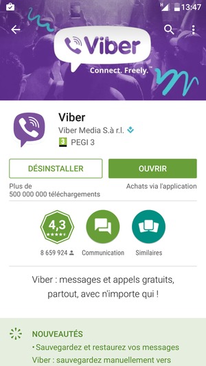 Sélectionnez OUVRIR