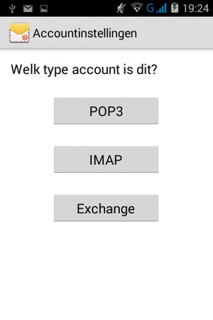 Selecteer Exchange