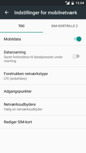 Hvis du ser dette skærmbillede, vælg Public
