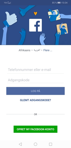 Din app er klar til brug