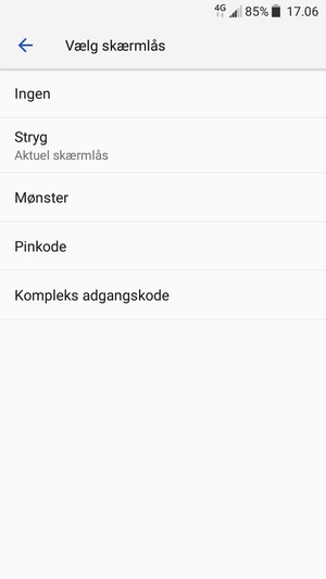 Vælg Mønster