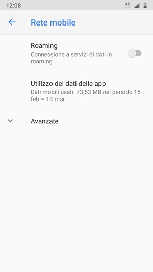 Seleziona Avanzate