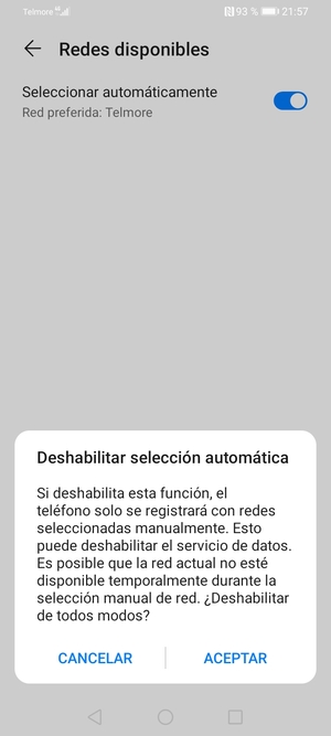 Seleccione ACEPTAR