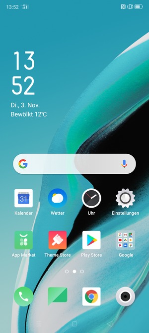 Wählen Sie Einstellungen