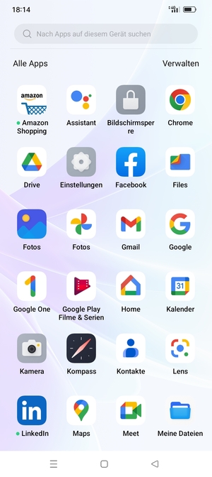 Wählen Sie Kontakte