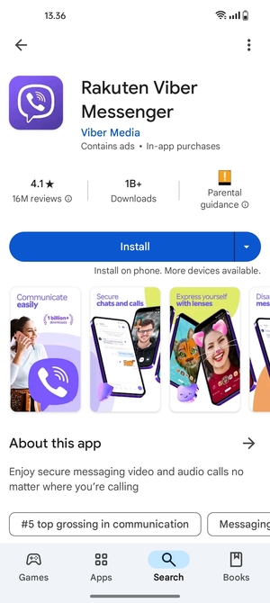 Select Install