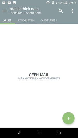 Uw account is klaar voor gebruik